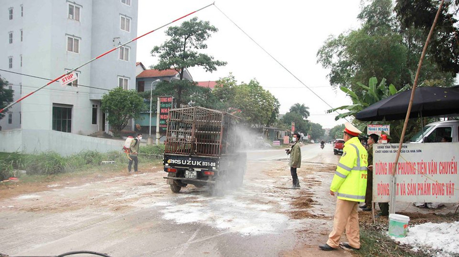 Chốt kiểm dịch. (ảnh: Bộ Công Thương)