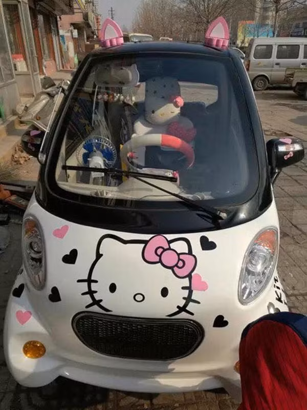 Ô tô điện kiểu dáng lạ giá 30 triệu đồng gây sốt, rao bán ầm ầm trên mạng - Ảnh 4.