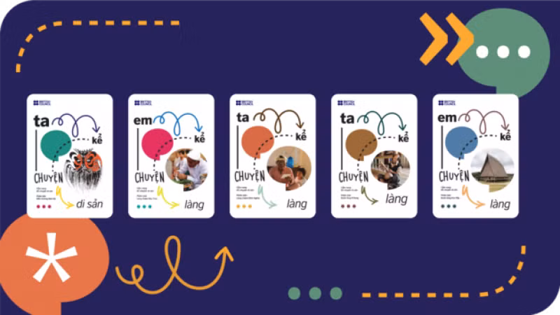 Dự án kể chuyện di sản hướng dẫn người dân cách kể chuyện và lưu trữ văn hóa địa phương.