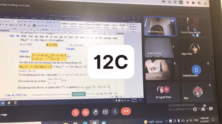 Được chuẩn bị kĩ càng nên đa số HS khối 12 tại thành phố Lào Cai đều được tham gia ôn tập trực tuyến