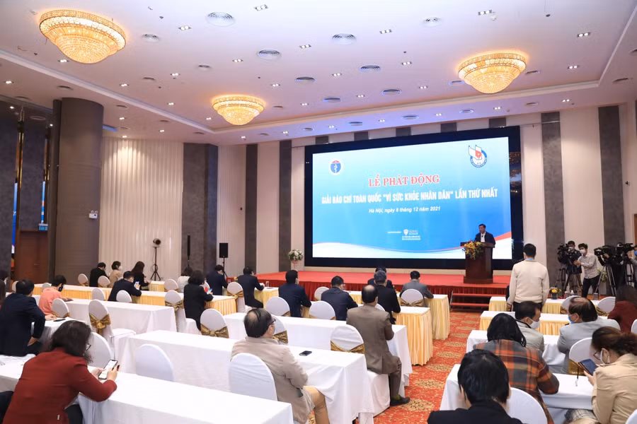 Lễ phát động Giải báo chí toàn quốc “Vì sức khỏe nhân dân”.