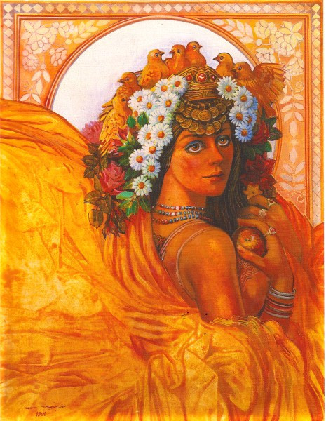 Phụ nữ trong mắt các họa sĩ Trung Đông nổi tiếng ảnh 3