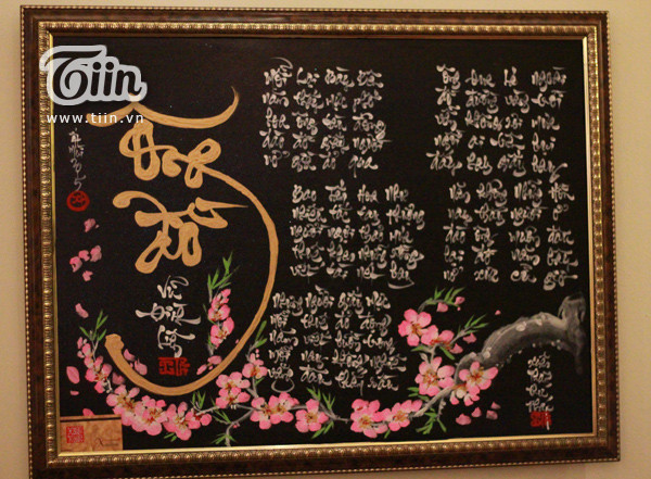 Ông đồ nhí 8 năm ra lò 1000 bức thư pháp