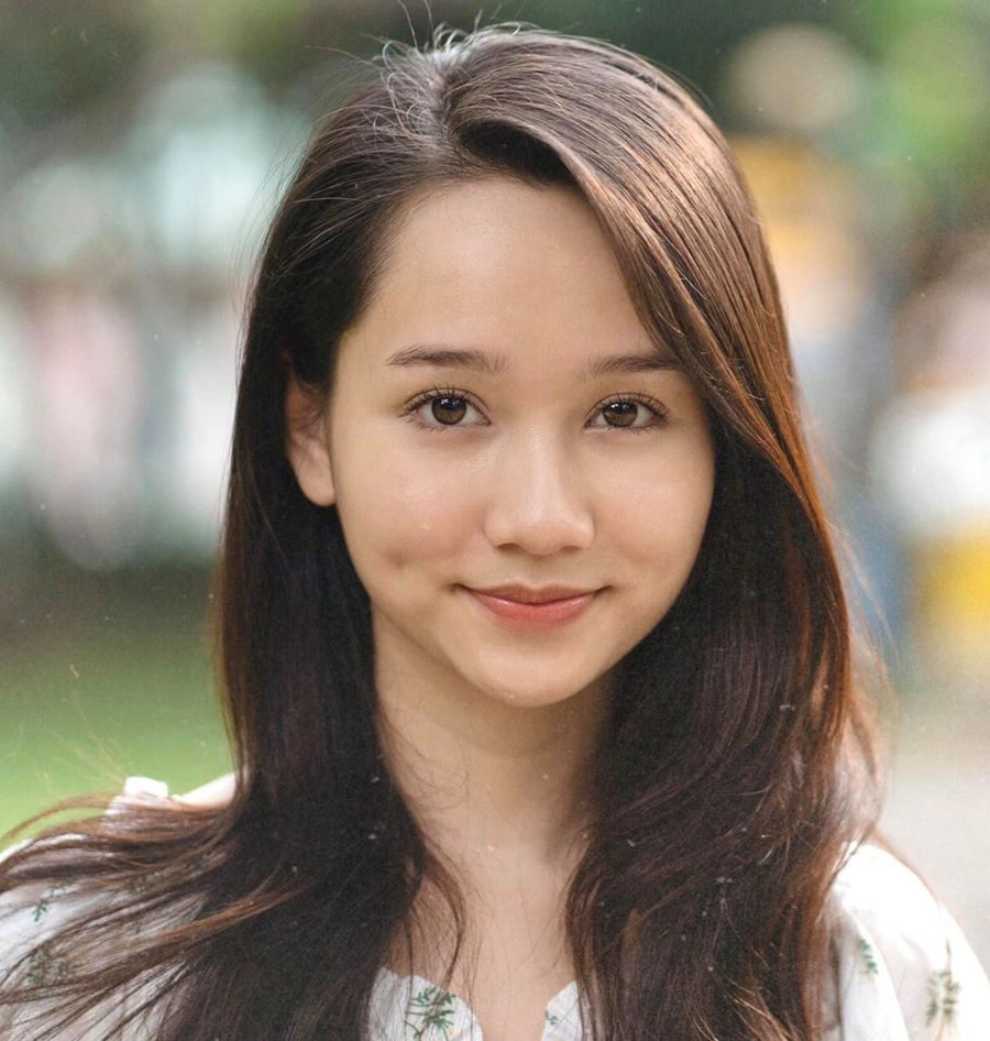 Đôi mắt long lanh của Trúc Anh khiến bao người mê mẩn.