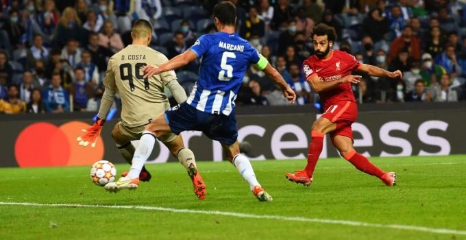 Salah đang đạt phong độ cao trong màu áo Liverpool