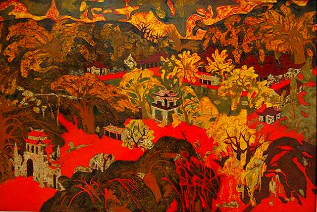 Nguyễn Gia Trí- &apos;Cảnh nông thôn&apos;, 1939.