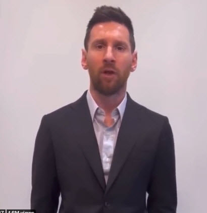 Messi lên tiếng xin lỗi đồng đội trong video đăng trên trang cá nhân hôm 5/5. Ảnh chụp màn hình. Messi lên tiếng xin lỗi đồng đội trong video đăng trên trang cá nhân hôm 5/5. Ảnh chụp màn hình.