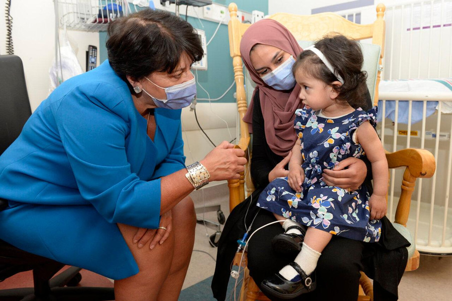 Ayla được điều trị bệnh Pompe khi còn nằm trong bụng mẹ.