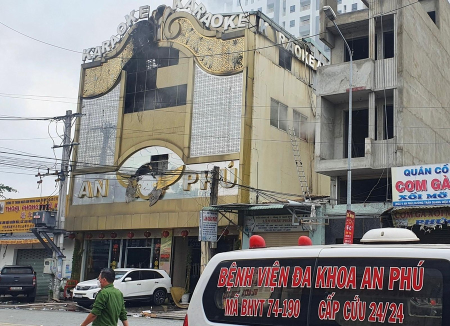 Quán karaoke đã được cho thuê lại từ năm 2021. Ảnh: Lê Lâm. Quán karaoke đã được cho thuê lại từ năm 2021. Ảnh: Lê Lâm.