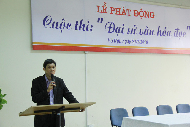 GS Đinh Văn Phong – Phó Hiệu trưởng trường Đại học Bách khoa Hà Nội phát biểu khai mạc lễ phát động cuộc thi. GS Đinh Văn Phong – Phó Hiệu trưởng trường Đại học Bách khoa Hà Nội phát biểu khai mạc lễ phát động cuộc thi.