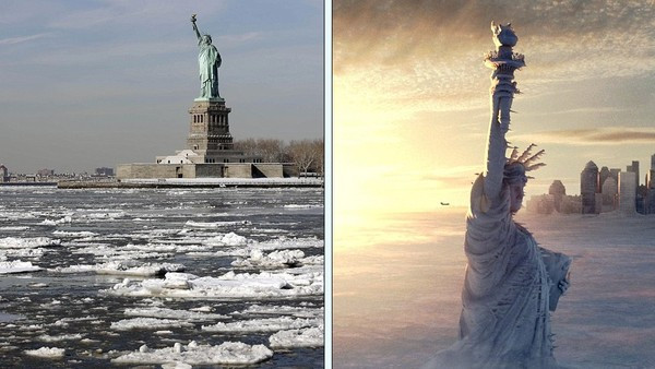 Chùm ảnh: Khung cảnh New York đóng băng như phim Chùm ảnh: Khung cảnh New York đóng băng như phim