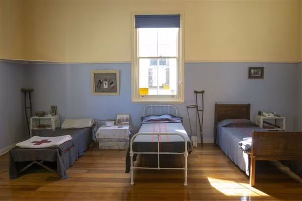 Khu vực điều trị cho người mắc bệnh truyền nhiễm.