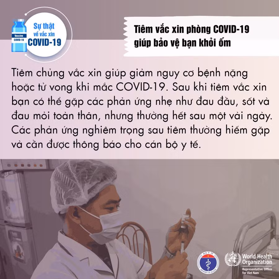 Những lý do khiến bạn nên tiêm vắc xin Covid-19 ảnh 1