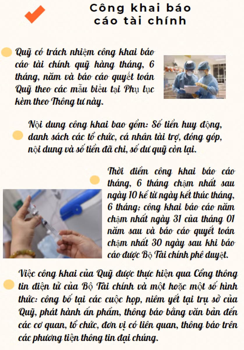 [Infographic] Quỹ vắc xin phòng Covid-19 công khai thu chi thế nào? ảnh 8