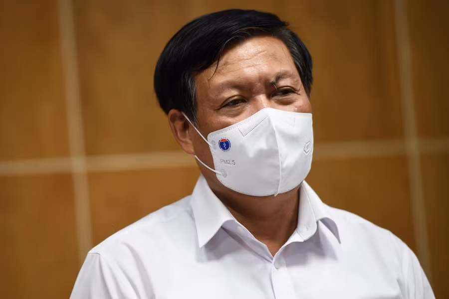 Thứ trưởng Bộ Y tế Đỗ Xuân Tuyên phát biểu tại buổi làm việc. Nguồn: SKĐS