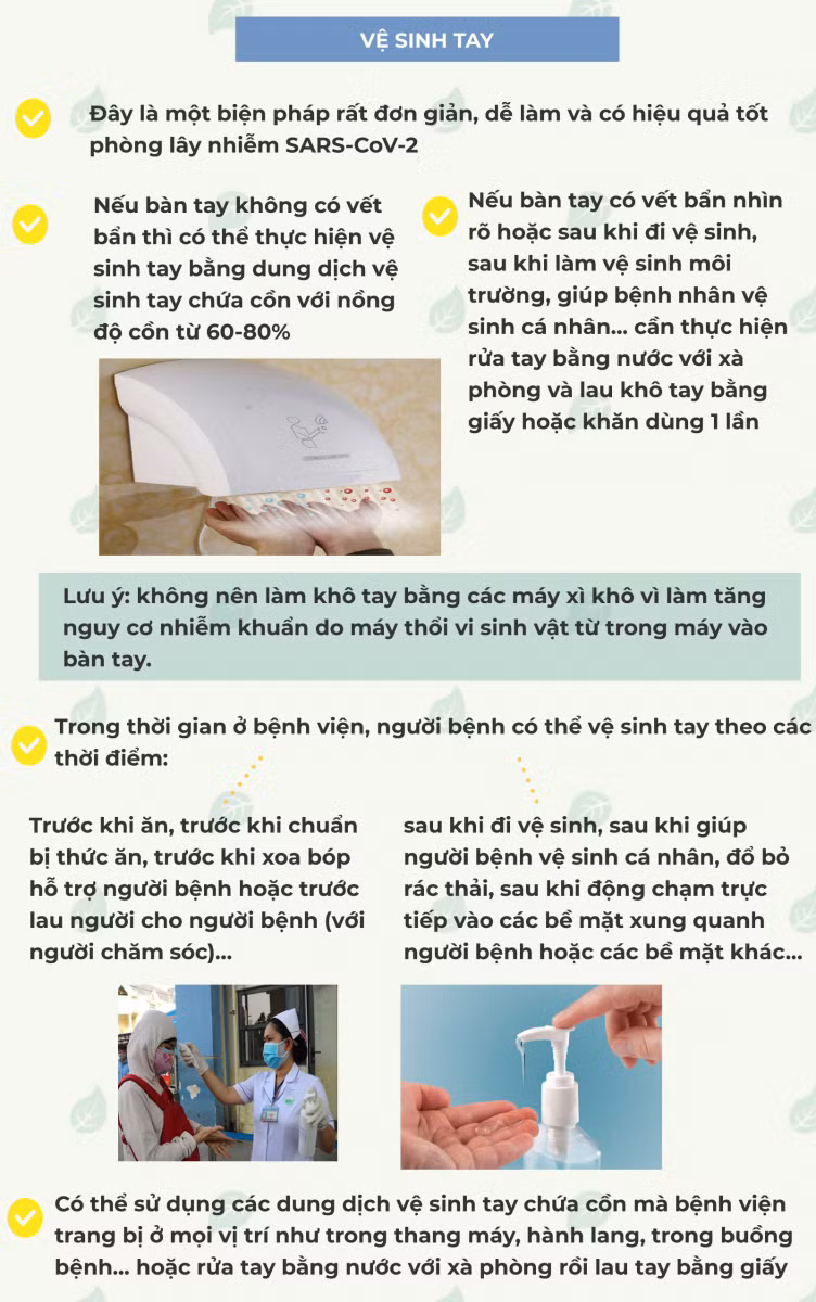 {Infographic} Những điều cần làm để phòng lây nhiễm COVID-19 ở bệnh viện ảnh 5