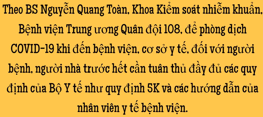 {Infographic} Những điều cần làm để phòng lây nhiễm COVID-19 ở bệnh viện ảnh 2