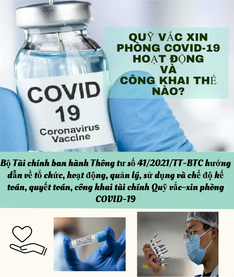 [Infographic] Quỹ vắc xin phòng Covid-19 công khai thu chi thế nào? ảnh 1