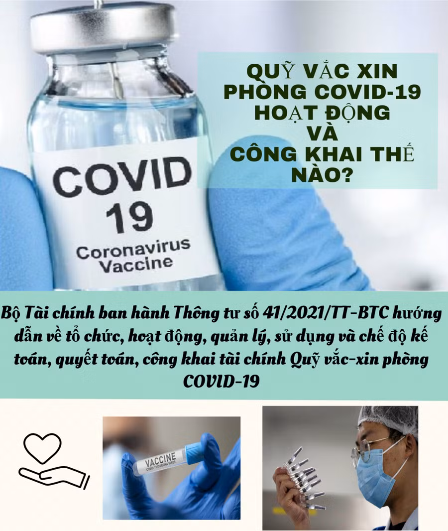 [Infographic] Quỹ vắc xin phòng Covid-19 công khai thu chi thế nào? ảnh 1
