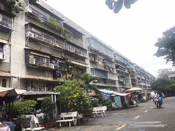 Một góc cư xá Thanh Đa.