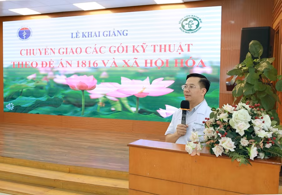 PGS.TS Vũ Văn Giáp - Phó Giám đốc Bệnh viện Bạch Mai.