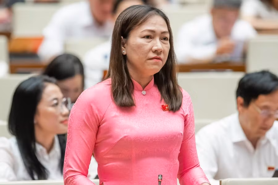 Đại biểu Nguyễn Thị Yến Nhi (Đoàn ĐBQH tỉnh Bến Tre).