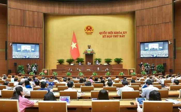Quang cảnh phiên làm việc của Quốc hội sáng 28/5. Quang cảnh phiên làm việc của Quốc hội sáng 28/5.