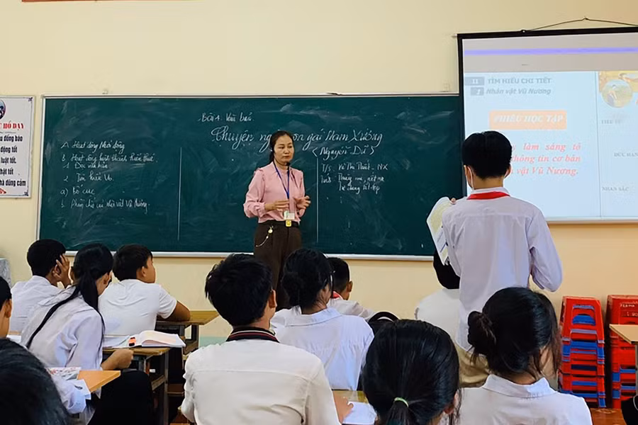 Một buổi lên lớp của cô Hảo