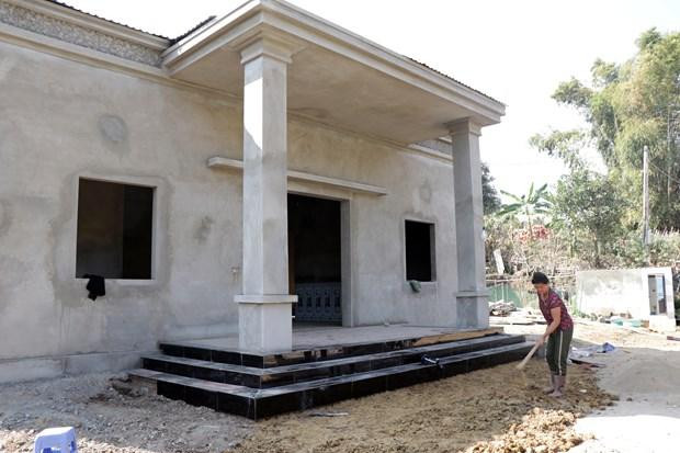 Một ngôi nhà của người dân ở được xây dựng từ nguồn hỗ trợ xóa nhà tạm tại huyện Sông Mã Một ngôi nhà của người dân ở được xây dựng từ nguồn hỗ trợ xóa nhà tạm tại huyện Sông Mã