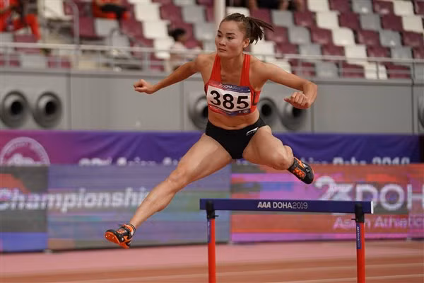 Tuyển thủ điền kinh Quách Thị Lan.