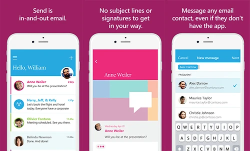 Microsft ra ứng dụng email gửi nhận như chat
