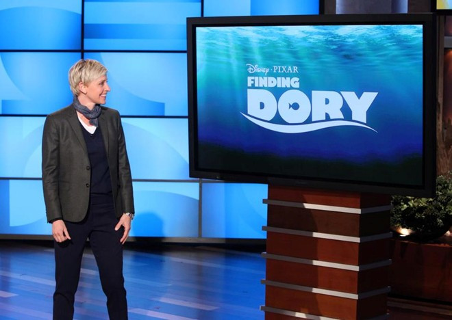 Dory của MC Ellen DeGeneres là nhân vật trung tâm của phần hai Finding Nemo. Cốt truyện phần hai