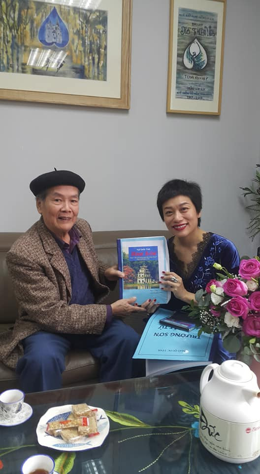 Nhạc sĩ Ngô Quốc Tính và NSƯT Trần Ly Ly, quyền Cục trưởng Cục Nghệ thuật biểu diễn, Bộ VH,TT&amp;DL.