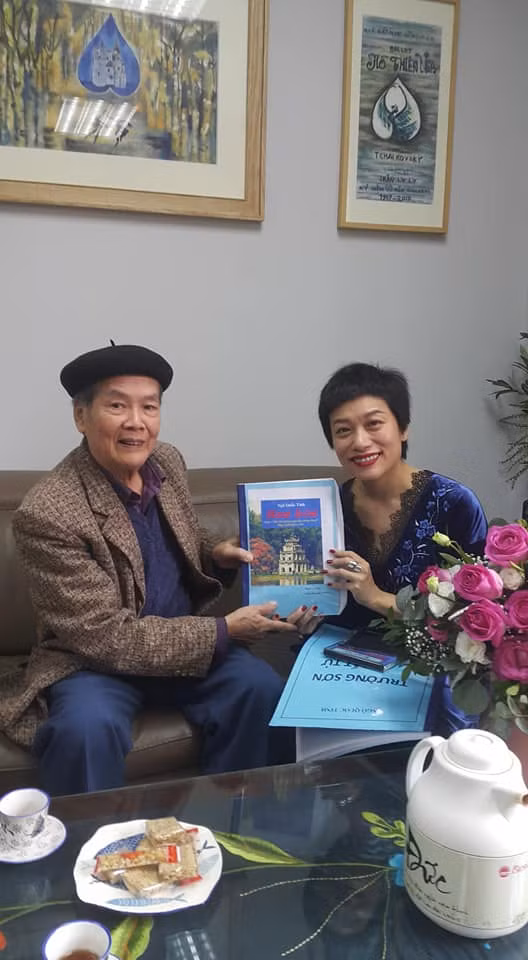 Nhạc sĩ Ngô Quốc Tính và NSƯT Trần Ly Ly, quyền Cục trưởng Cục Nghệ thuật biểu diễn, Bộ VH,TT&amp;DL.