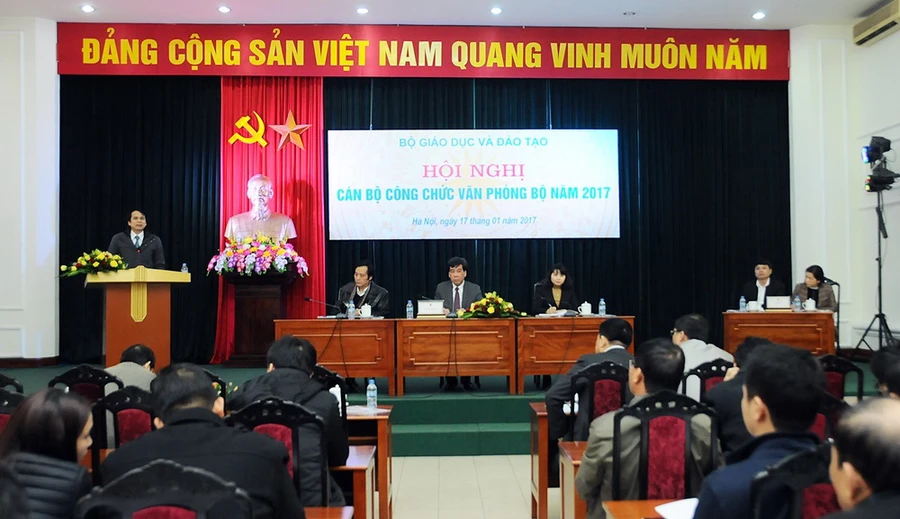 Hội nghị cán bộ công chức Văn phòng Bộ GD&ĐT năm 2017