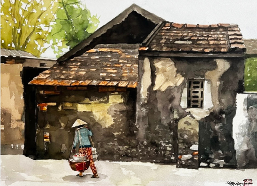 Tác phẩm &apos;Trưa vắng&apos;.