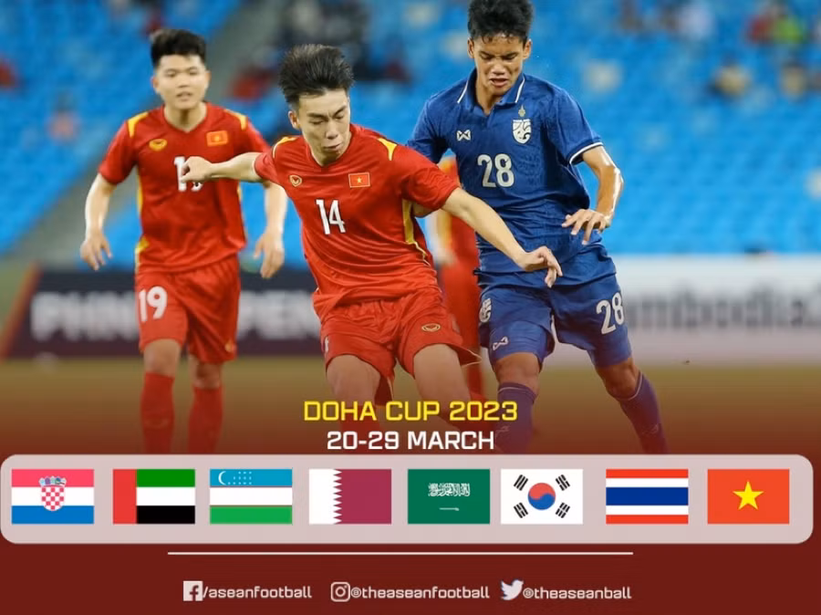U23 Việt Nam chốt việc tham dự Doha Cup 2023 vào tháng 3 tới.
