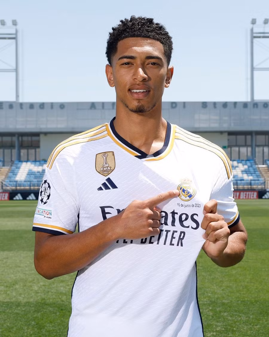 Jude Bellingham ra mắt Real. Ảnh: ITN