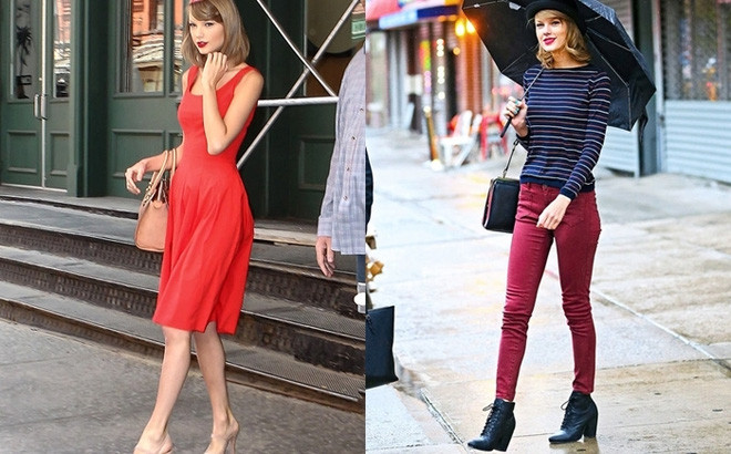 Tại sao đôi chân của Taylor Swift trị giá gần 1000 tỷ? ảnh 8 Ngay cả khi diện váy dài nữ tính hay quần skinny năng động, Taylor Swift vẫn hút hồn người hâm mộ bởi vóc dáng thanh mảnh quyến rũ.