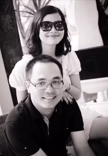 Đạo diễn Phan Đăng Di bên nhà sản xuất kiêm diễn viên nữ chính Đỗ Thị Hải Yến.