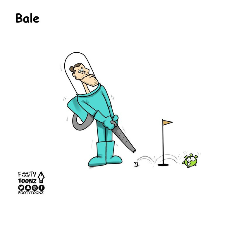 Biếm họa: Dịch Covid-19 tàn phá bóng đá thế giới