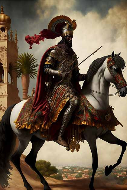 Thời bình, cả binh lẫn mã Oyo đều… trưng diện lộng lẫy. Ảnh: Lipones, AdobeStock