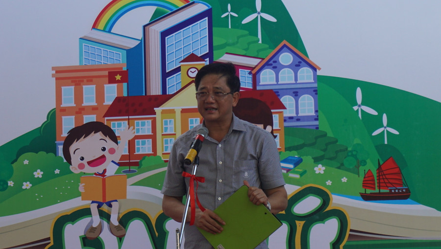 Ông Phạm Xuân Tiến phát biểu tại lễ trao giải