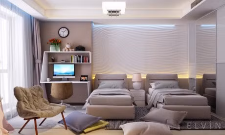 3 mau thiet ke phong ngu cho nhung nguoi tre tuoi - Anh 1