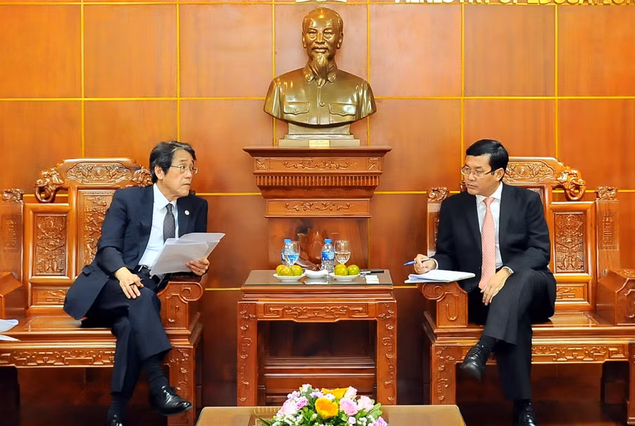 Thứ trưởng Nguyễn Văn Phúc đánh giá cao hiệu quả của chương trình học bổng JDS mà Chính phủ Nhật Bản dành cho học viên Việt Nam