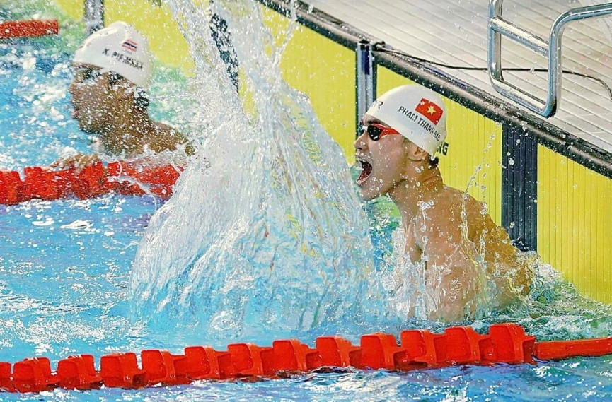 Bơi cũng được kỳ vọng tiếp tục "gặt vàng" cho Việt Nam trong ngày thi đấu 10/5. Bơi cũng được kỳ vọng tiếp tục "gặt vàng" cho Việt Nam trong ngày thi đấu 10/5.