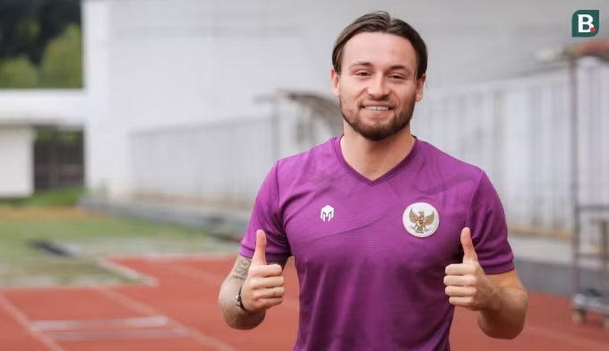 Ngôi sao nhập tịch Indonesia Marc Klok quyết tâm ghi bàn vào lưới U23 Việt Nam ở trận mở màn SEA Games 31.
