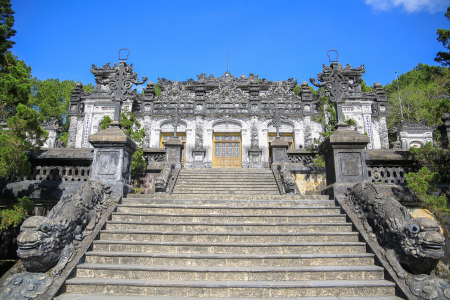 Cung Thiên Định – vị trí cao nhất của lăng.