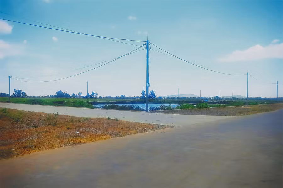 Khu quy hoạch đấu giá quyền sử dụng 56 lô đất ở xã Quỳnh Hưng.