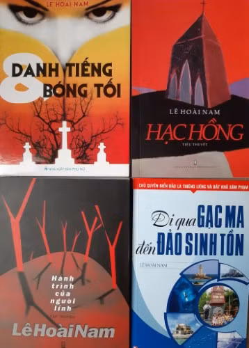 Một số tác phẩm viết về đề tài chiến tranh của nhà văn Lê Hoài Nam.